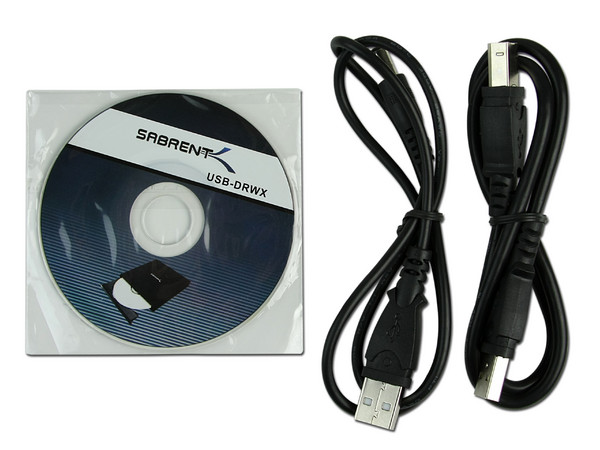 Quemador Sabrent Externo Slim USB 2.0:
no necesita cable de alimentación,
DVD+RW: Graba/Regraba/Lee: 8x/4x/8x,
CD-RW: Graba/Regraba/Lee: 24x/16x/24x.