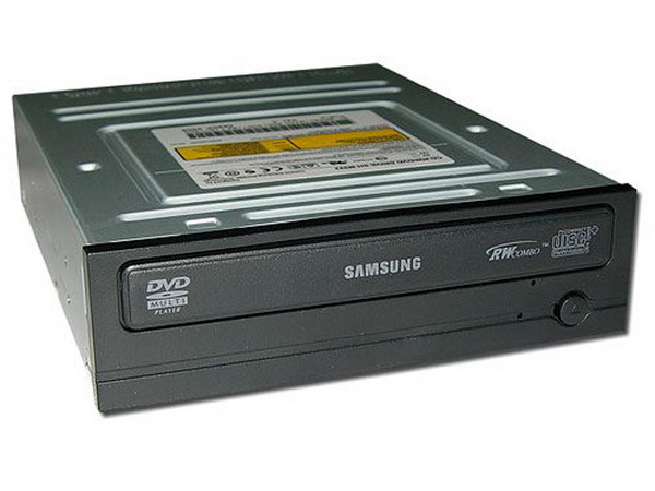 Combo Samsung Quemador de CDs 52x/32x/48x + DVD 16X (Solo Lectura), Color Negro. Presentación OEM (Sin Caja).
