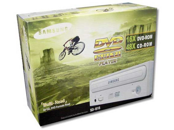 Unidad DVD-ROM Samsung 16x DVD y CD-ROM 48X