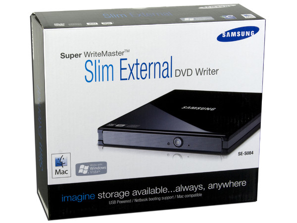 Quemador Samsung Externo Slim USB 2.0:
no necesita cable de alimentación,
DVD+RW: Graba/Regraba/Lee: 8x/8x/8x,
DVD+R DL: Graba 6X, DVD-R DL: Graba 6X,
DVD-RW: Graba/Regraba/Lee: 8x/6x/8x,
CD-RW: Graba/Regraba/Lee: 24x/16x/24x.