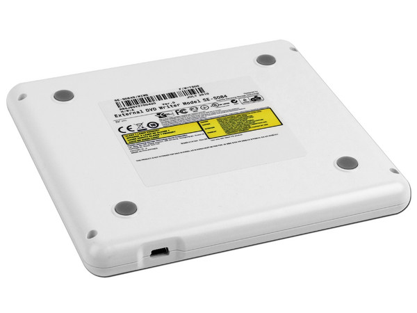 Quemador Samsung Externo Slim USB 2.0, Blanco:
no necesita cable de alimentación,
DVD+RW: Graba/Regraba/Lee: 8x/8x/8x,
DVD+R DL: Graba 6X, DVD-R DL: Graba 6X,
DVD-RW: Graba/Regraba/Lee: 8x/6x/8x,
CD-RW: Graba/Regraba/Lee: 24x/24x/24