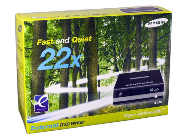 Quemador Samsung LightScribe, Color Negro, Externo:
DVD+RW: Graba/Regraba/Lee: 22x/8x/16x,
DVD+R DL: Graba 16X, DVD-R DL: Graba 12X,
DVD-RW: Graba/Regraba/Lee: 22x/6x/16x,
CD-RW: Graba/Regraba/Lee: 48x/32x/40x. USB 2.0