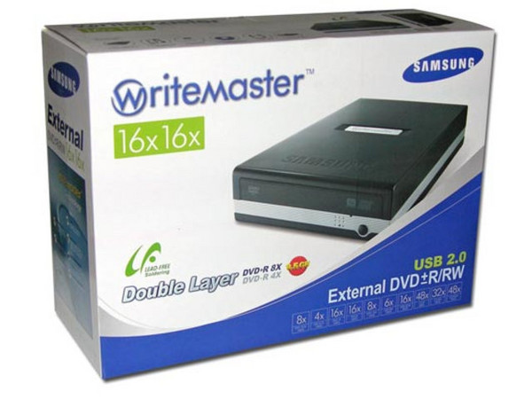 Quemador Samsung, Multiformato Externo, Color Negro,
DVD+RW: Graba/Regraba/Lee: 16x/8x/16x,
DVD+R DL: Graba 8X, DVD-R DL: Graba 4X,
DVD-RW: Graba/Regraba/Lee: 16x/6x/16x,
CD-RW: Graba/Regraba/Lee: 48x/32x/48x. USB 2.0