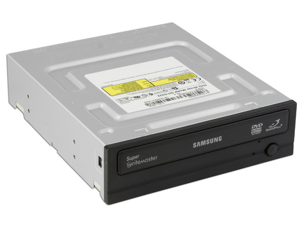 Quemador Samsung, Multiformato Color Negro:
DVD+RW: Graba/Regraba/Lee: 22x/8x/16x,
DVD+R DL: 16x, DVD-R DL: 12x, DVD-RAM: 12x,
DVD-RW: Graba/Regraba/Lee: 22x/6x/16x,
CD-RW: Graba/Regraba/Lee: 48x/32x/48x