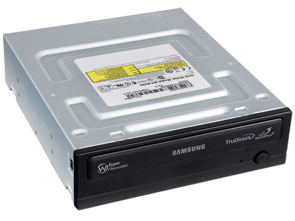 Quemador Samsung, OEM, Serial ATA:,
DVD+RW: Graba/Regraba/Lee: 22x/6x/16x,
DVD+R DL: 16x, DVD-R DL: 12x, DVD-RAM: 12x,
DVD-RW: Graba/Regraba/Lee: 22x/6x/16x,
CD-RW: Graba/Regraba/Lee: 48x/40x/48x