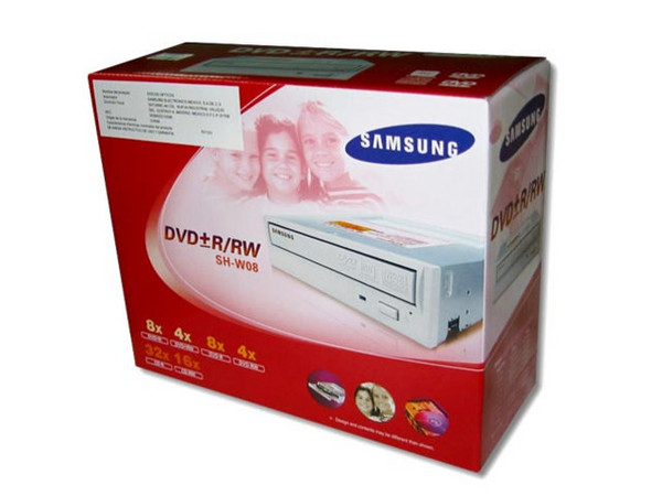 Quemador Samsung, Multiformato(DVD/CD-RW):
DVD+RW: Graba/Regraba/Lee : 8x/4x/12x,
DVD-RW: Graba/Regraba/Lee : 8x/4x/12x, 
CD-RW: Graba/Regraba/Lee: 32x/16x/40x