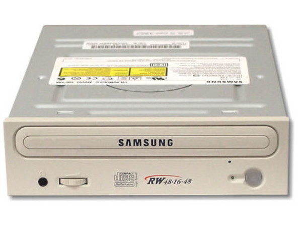 Quemador de CDs Samsung, Regrabable, Graba/Regraba/Lee :: 48X/24X/48X, Interno, Interfase IDE.