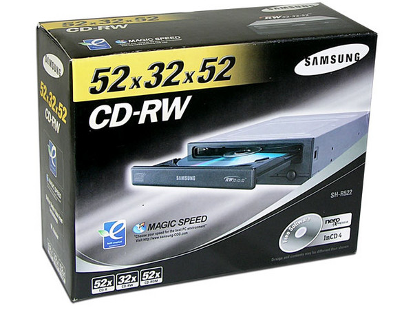 Quemador de CDs Samsung, Graba/Regraba/Lee: 52X/32X/52X, Color Negro