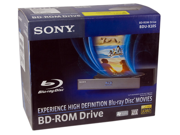 Lectora de Discos Blu-ray Sony, Interna, 4X, SATA. Incluye caratulas Negra y Plateada