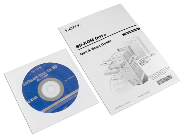 Lectora de Discos Blu-ray Sony, Interna, 4X, SATA. Incluye caratulas Negra y Plateada