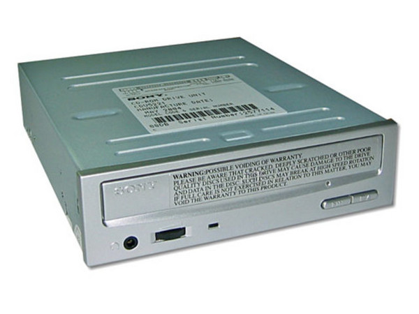 Unidad CD-ROM Interna marca Sony de 52X, Color Plata