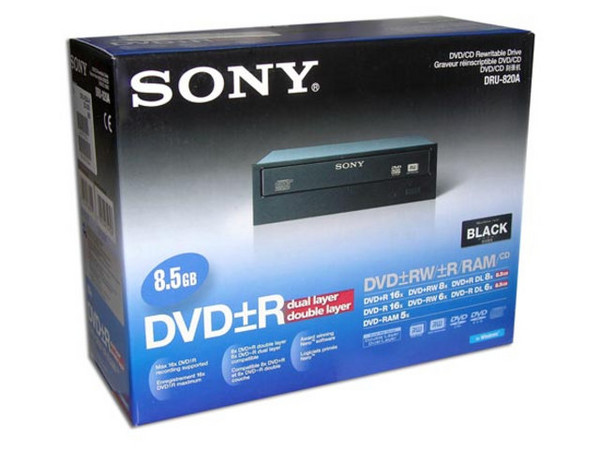 Quemador Sony, Multiformato, Color Negro:
DVD+RW: Graba/Regraba/Lee: 16x/8x/16x,
DVD+R DL: 8x, DVD-R DL: 6x, DVD-RAM: 5x,
DVD-RW: Graba/Regraba/Lee: 16x/6x/16x,
CD-RW: Graba/Regraba/Lee: 48x/32x/48x