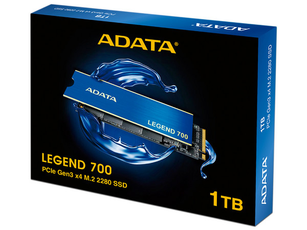 Unidad de Estado Sólido ADATA Legend 700 de 1TB, M.2 NVMe PCIe 3.0.