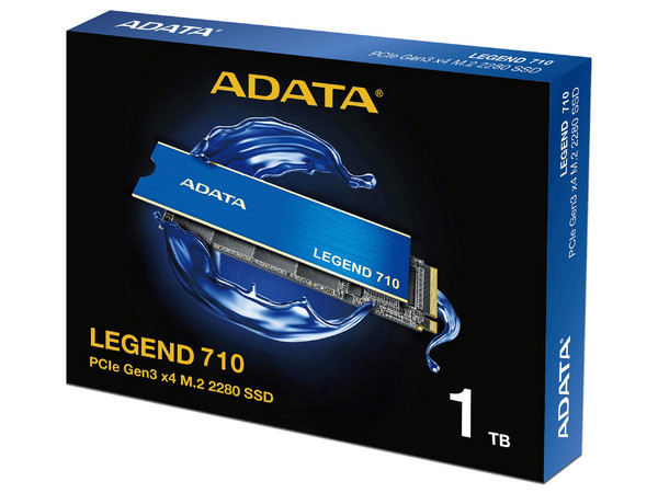 Unidad de Estado Sólido ADATA LEGEND 710 de 1TB, M.2 NVMe PCIe.