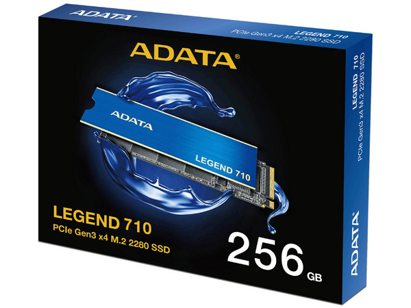 Unidad de Estado Sólido ADATA LEGEND 710, de 256GB, M.2 NVMe PCIe 3.0.