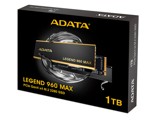 Unidad de Estado Sólido ADATA LEGEND 960 MAX de 1TB, M.2 NVMe PCIe 4.0.