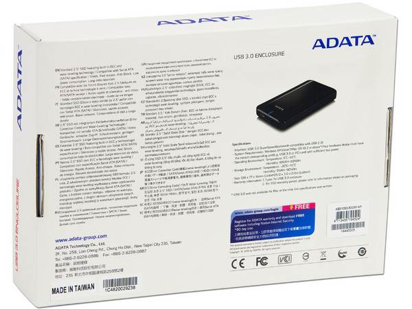 Unidad de Estado Sólido SSD Adata S510 de 60 GB, 2.5