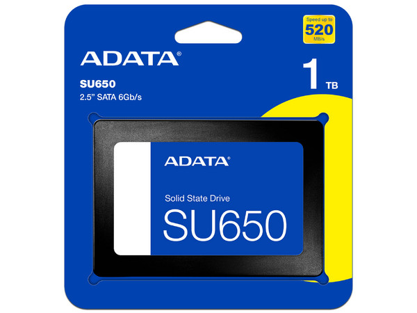 Unidad de Estado Sólido ADATA SU650 de 1TB, 2.5