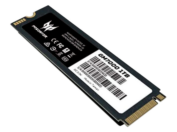 Unidad de Estado Sólido Acer Predator GM7000 de 1TB, M.2 NVMe PCIe 4.0.