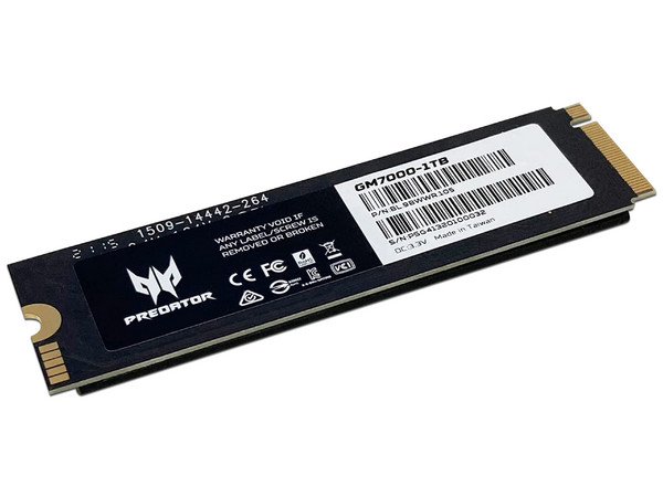 Unidad de Estado Sólido Acer Predator GM7000 de 1TB, M.2 NVMe PCIe 4.0.