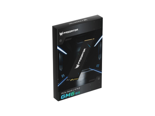 Unidad de Estado Sólido SSD, Predator GM6, M.2, 2TB, 7,200 MB/s.