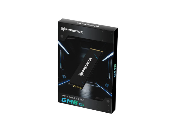 Unidad de Estado Sólido SSD, Predator GM6, M.2, 2TB, 7,200 MB/s.