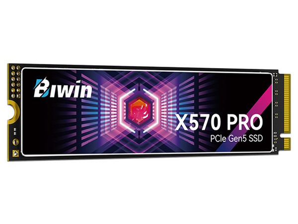Unidad de Estado Sólido Biwin X570 Pro de 1TB, 1GB DRAM, Velocidad de Lectura 14000MB/s, Velocidad de Escritura de 10500MB/s, M.2 NVMe PCIe 5.0. Color Negro.