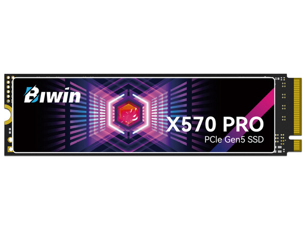 Unidad de Estado Sólido Biwin X570 Pro de 1TB, 1GB DRAM, Velocidad de Lectura 14000MB/s, Velocidad de Escritura de 10500MB/s, M.2 NVMe PCIe 5.0. Color Negro.