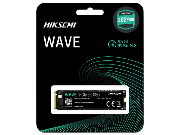 Unidad de Estado Sólido HIKSEMI WAVE Series de 1TB, M.2 NVMe PCIe 3.0.