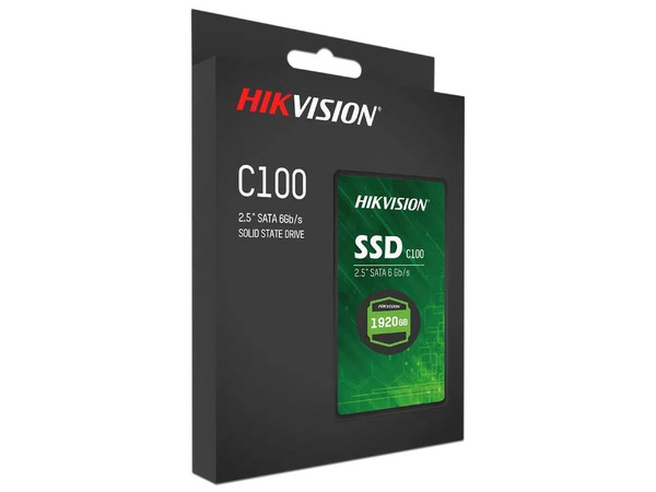 Unidad de Estado Sólido Hikvision C100 para Videovigilancia de 1.92 TB, 2.5