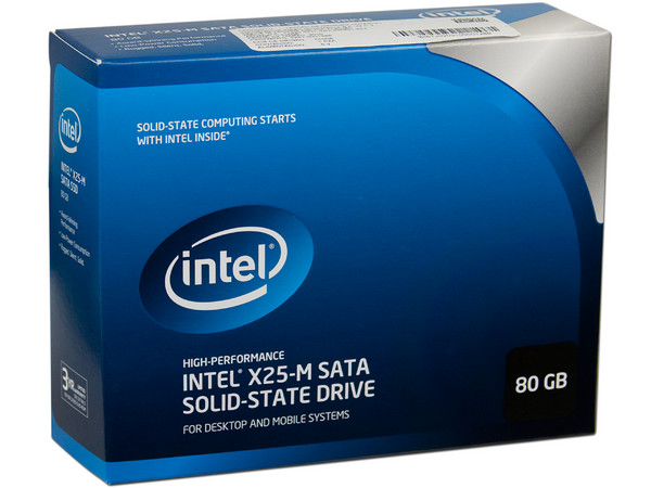 Unidad de Estado Sólido SSD Intel de 80GB, 2.5
