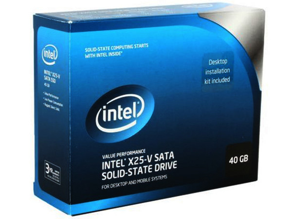 Unidad de Estado Sólido SSD Intel X25-V de 40GB, 2.5