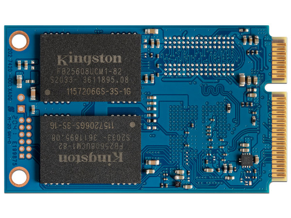 Unidad de Estado Sólido Kingston KC600 de 256GB, mSATA III (6Gb/s).