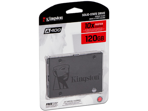 Unidad de Estado Sólido Kingston A400 de 120 GB, 2.5