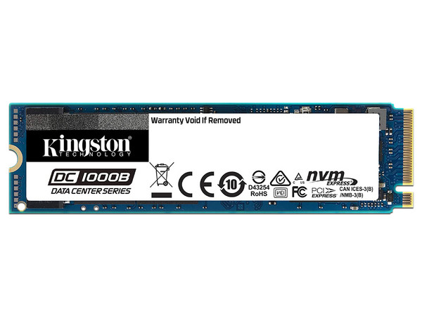Unidad de Estado Sólido Kingston Enterprise DC1000B de 480GB, M.2 PCIe NVMe.