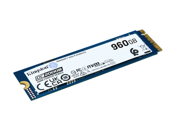 Unidad de Estado Sólido Kingston DC2000B de 960GB, Velocidad de Lectura de 7000 MB/s, Velocidad de Escritura de 1300MB/s, M.2 NVMe PCIe 4.0.