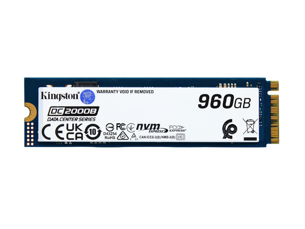 Unidad de Estado Sólido Kingston DC2000B de 960GB, Velocidad de Lectura de 7000 MB/s, Velocidad de Escritura de 1300MB/s, M.2 NVMe PCIe 4.0.