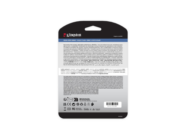 Unidad de Estado Sólido Kingston DC2000B de 960GB, Velocidad de Lectura de 7000 MB/s, Velocidad de Escritura de 1300MB/s, M.2 NVMe PCIe 4.0.