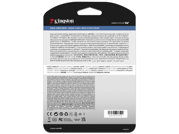 Unidad de Estado Sólido Kingston DC600M de 3.84TB, 2.5