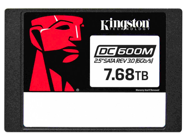 Unidad de Estado Sólido Kingston DC600M de 7.68 TB, 2.5