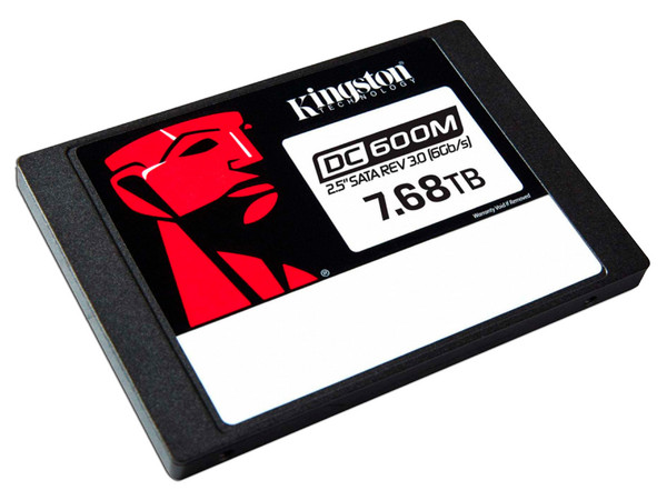 Unidad de Estado Sólido Kingston DC600M de 7.68 TB, 2.5