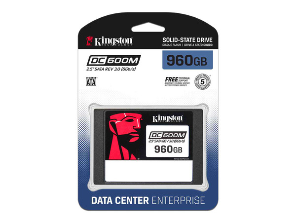 Unidad de Estado Sólido Kingston DC600M de 960GB, 2.5