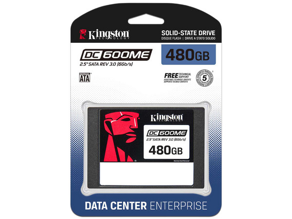 Unidad de Estado Sólido Kingston DC600ME de 480GB, 2.5