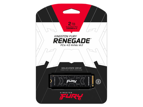 Unidad de Estado Sólido Kingston FURY Renegade de 2TB, M.2 NVMe PCIe 4.0 