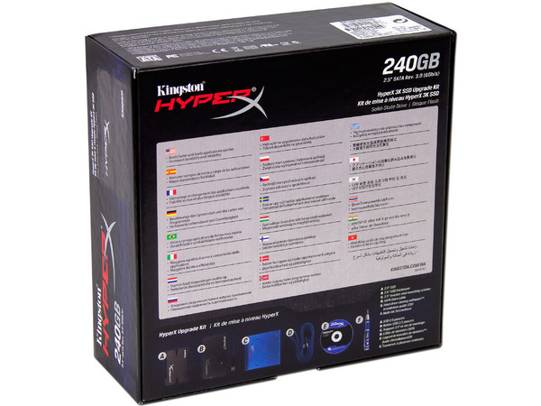 Kit de Unidad de Estado Sólido Kingston HyperX de 240 GB, 2.5