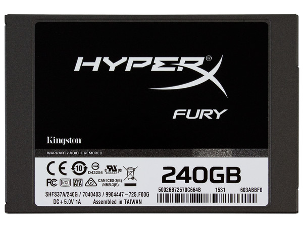 Unidad de Estado Sólido SSD Kingston HyperX FURY de 240 GB, 2.5