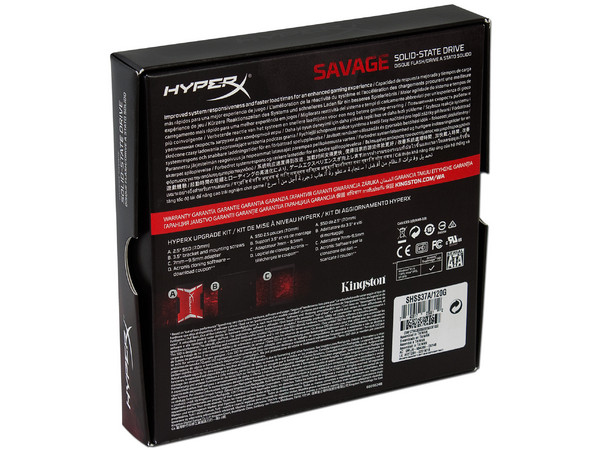 Unidad de Estado Sólido Kingston HyperX Savage de 120GB, 2.5