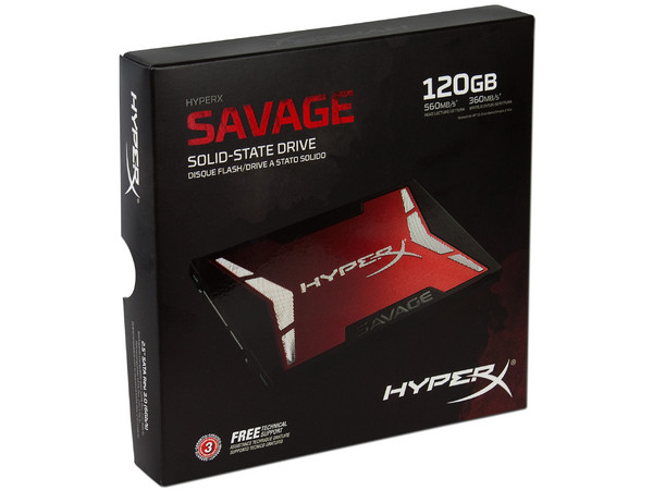 Unidad de Estado Sólido Kingston HyperX Savage de 120GB, 2.5