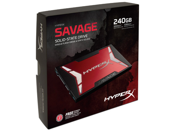 Unidad de Estado Sólido Kingston HyperX Savage SSD de 240 GB, 2.5