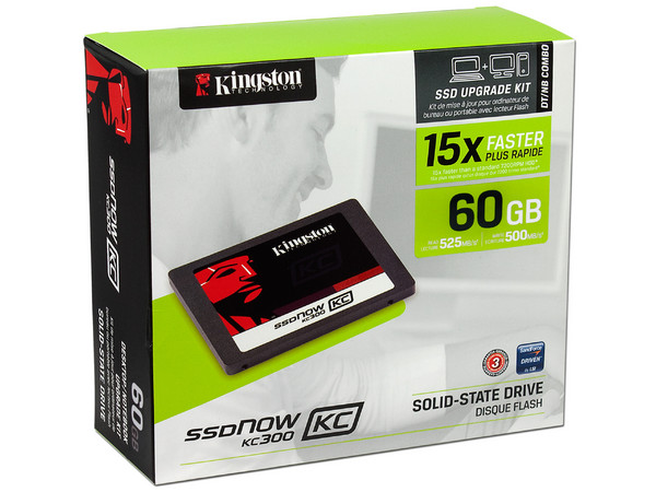 Kit de Unidad de Estado Sólido Kingston SSDNow KC300 de 60 GB, 2.5
